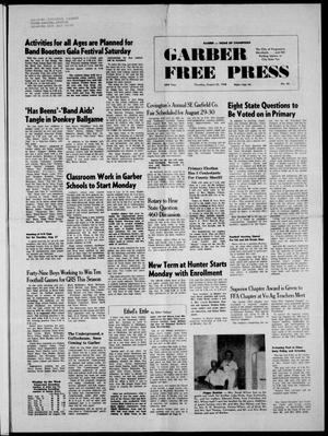 Garber Free Press (Garber, Okla.), Vol. 68, No. 46, Ed. 1 Thursday, August 22, 1968