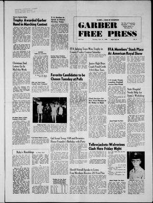 Garber Free Press (Garber, Okla.), Vol. 69, No. 4, Ed. 1 Thursday, October 31, 1968