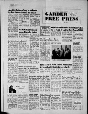 Garber Free Press (Garber, Okla.), Vol. 69, No. 11, Ed. 1 Thursday, December 19, 1968