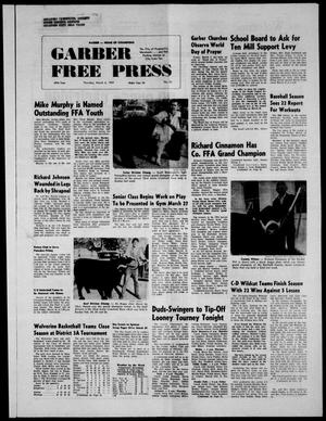 Garber Free Press (Garber, Okla.), Vol. 69, No. 22, Ed. 1 Thursday, March 6, 1969