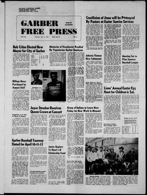 Garber Free Press (Garber, Okla.), Vol. 69, No. 26, Ed. 1 Thursday, April 3, 1969