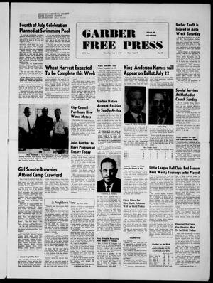 Garber Free Press (Garber, Okla.), Vol. 69, No. 39, Ed. 1 Thursday, July 3, 1969