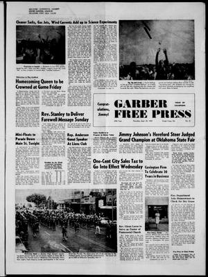 Garber Free Press (Garber, Okla.), Vol. 69, No. 51, Ed. 1 Thursday, September 25, 1969