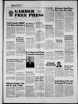 Garber Free Press (Garber, Okla.), Vol. 70, No. 3, Ed. 1 Thursday, October 23, 1969