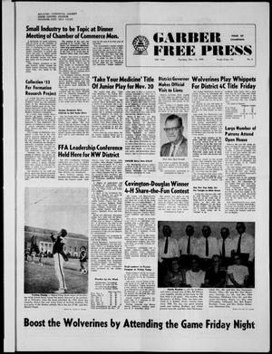 Garber Free Press (Garber, Okla.), Vol. 70, No. 6, Ed. 1 Thursday, November 13, 1969