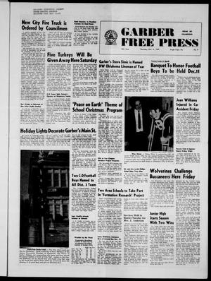 Garber Free Press (Garber, Okla.), Vol. 70, No. 9, Ed. 1 Thursday, December 4, 1969