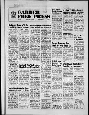Garber Free Press (Garber, Okla.), Vol. 70, No. 11, Ed. 1 Thursday, December 18, 1969