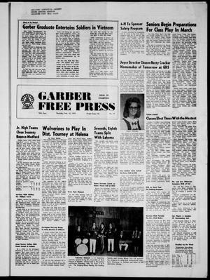 Primary view of object titled 'Garber Free Press (Garber, Okla.), Vol. 70, No. 19, Ed. 1 Thursday, February 12, 1970'.