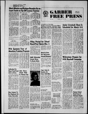 Garber Free Press (Garber, Okla.), Vol. 70, No. 21, Ed. 1 Thursday, February 26, 1970