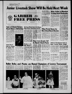 Garber Free Press (Garber, Okla.), Vol. 70, No. 22, Ed. 1 Thursday, March 5, 1970