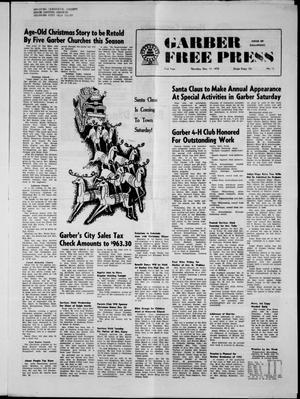 Garber Free Press (Garber, Okla.), Vol. 71, No. 11, Ed. 1 Thursday, December 17, 1970