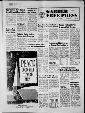 Garber Free Press (Garber, Okla.), Vol. 71, No. 12, Ed. 1 Thursday, December 24, 1970