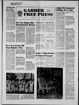 Garber Free Press (Garber, Okla.), Vol. 71, No. 42, Ed. 1 Thursday, July 22, 1971