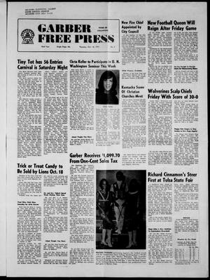 Garber Free Press (Garber, Okla.), Vol. 72, No. 2, Ed. 1 Thursday, October 14, 1971