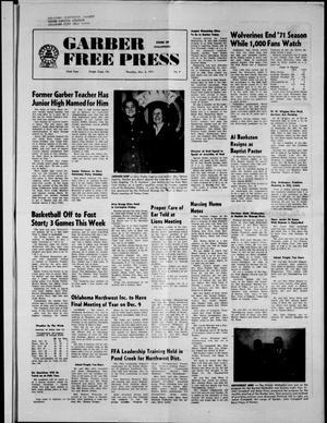 Garber Free Press (Garber, Okla.), Vol. 72, No. 9, Ed. 1 Thursday, December 2, 1971