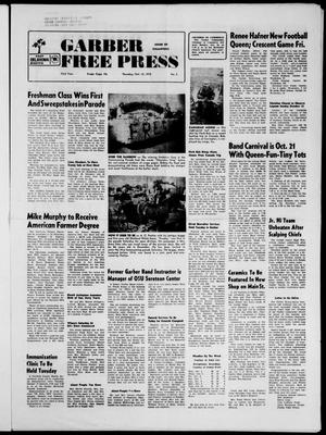 Garber Free Press (Garber, Okla.), Vol. 73, No. 2, Ed. 1 Thursday, October 12, 1972