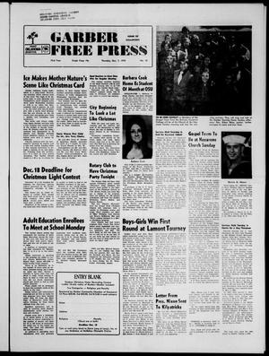Garber Free Press (Garber, Okla.), Vol. 73, No. 10, Ed. 1 Thursday, December 7, 1972