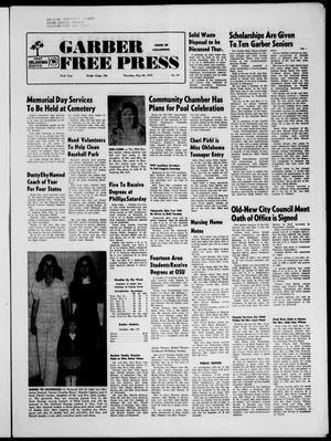 Garber Free Press (Garber, Okla.), Vol. 73, No. 34, Ed. 1 Thursday, May 24, 1973