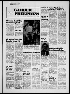 Garber Free Press (Garber, Okla.), Vol. 73, No. 50, Ed. 1 Thursday, September 13, 1973