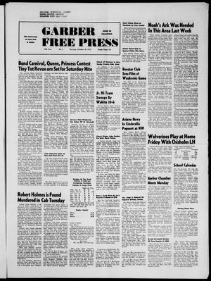 Garber Free Press (Garber, Okla.), Vol. 74, No. 3, Ed. 1 Thursday, October 18, 1973