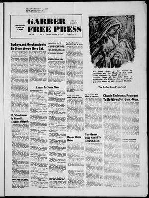 Garber Free Press (Garber, Okla.), Vol. 74, No. 12, Ed. 1 Thursday, December 20, 1973