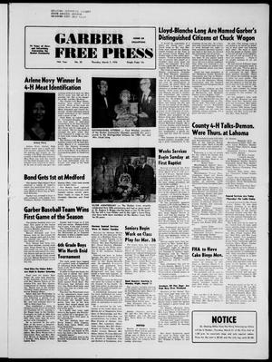 Garber Free Press (Garber, Okla.), Vol. 74, No. 23, Ed. 1 Thursday, March 7, 1974