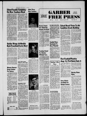 Garber Free Press (Garber, Okla.), Vol. 74, No. 45, Ed. 1 Thursday, August 8, 1974