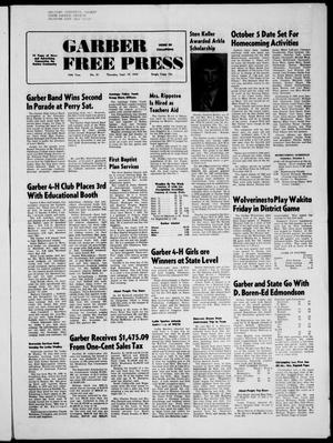 Garber Free Press (Garber, Okla.), Vol. 74, No. 51, Ed. 1 Thursday, September 19, 1974