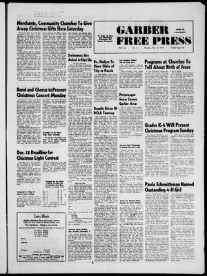 Garber Free Press (Garber, Okla.), Vol. 75, No. 11, Ed. 1 Thursday, December 12, 1974