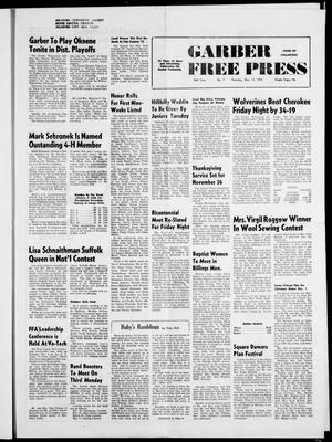 Garber Free Press (Garber, Okla.), Vol. 76, No. 7, Ed. 1 Thursday, November 13, 1975