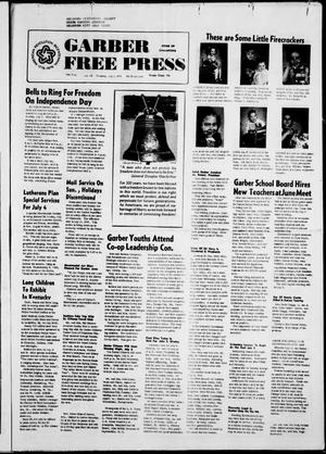 Garber Free Press (Garber, Okla.), Vol. 76, No. 39, Ed. 1 Thursday, July 1, 1976