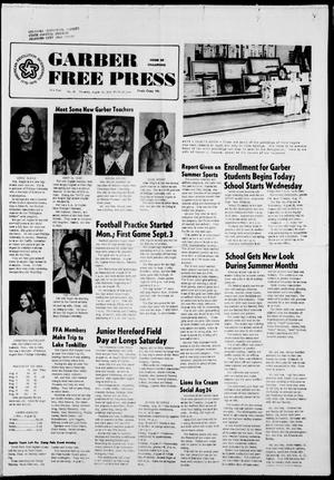 Garber Free Press (Garber, Okla.), Vol. 76, No. 45, Ed. 1 Thursday, August 12, 1976