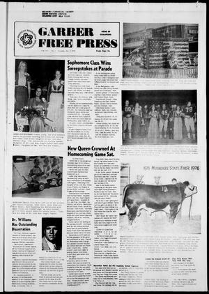 Garber Free Press (Garber, Okla.), Vol. 77, No. 1, Ed. 1 Thursday, October 7, 1976