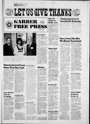 Garber Free Press (Garber, Okla.), Vol. 77, No. 8, Ed. 1 Thursday, November 25, 1976