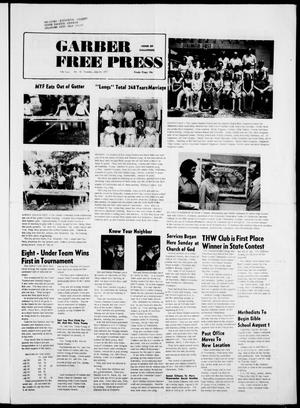 Garber Free Press (Garber, Okla.), Vol. 77, No. 43, Ed. 1 Thursday, July 28, 1977