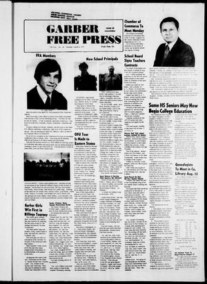 Garber Free Press (Garber, Okla.), Vol. 77, No. 45, Ed. 1 Thursday, August 11, 1977