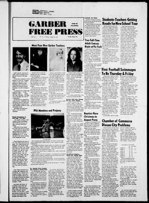 Garber Free Press (Garber, Okla.), Vol. 77, No. 46, Ed. 1 Thursday, August 18, 1977