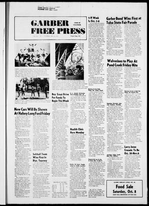 Garber Free Press (Garber, Okla.), Vol. 78, No. 1, Ed. 1 Thursday, October 6, 1977