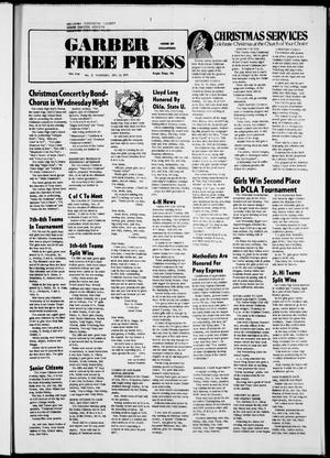 Garber Free Press (Garber, Okla.), Vol. 78, No. 11, Ed. 1 Thursday, December 15, 1977