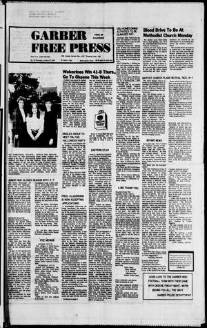 Garber Free Press (Garber, Okla.), Vol. 83, No. 52, Ed. 1 Thursday, October 25, 1984