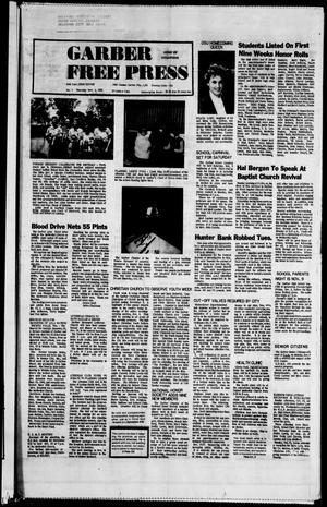 Garber Free Press (Garber, Okla.), Vol. 84, No. 1, Ed. 1 Thursday, November 1, 1984