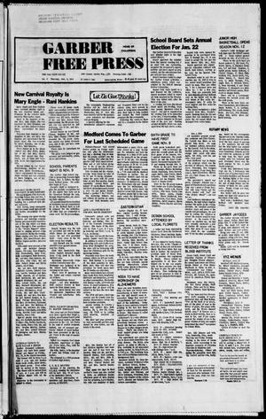 Garber Free Press (Garber, Okla.), Vol. 84, No. 2, Ed. 1 Thursday, November 8, 1984
