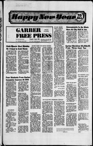 Garber Free Press (Garber, Okla.), Vol. 84, No. 9, Ed. 1 Thursday, December 27, 1984