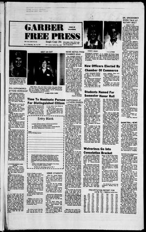 Garber Free Press (Garber, Okla.), Vol. 84, No. 13, Ed. 1 Thursday, January 24, 1985
