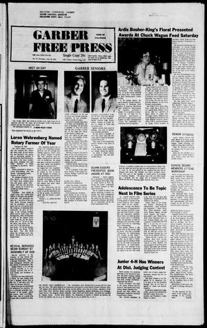 Garber Free Press (Garber, Okla.), Vol. 84, No. 18, Ed. 1 Thursday, February 28, 1985