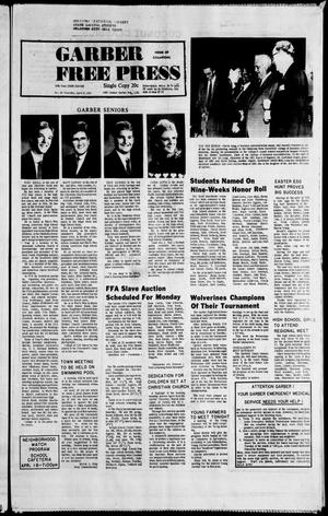 Garber Free Press (Garber, Okla.), Vol. 84, No. 24, Ed. 1 Thursday, April 11, 1985