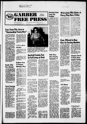 Garber Free Press (Garber, Okla.), Vol. 81, No. 49, Ed. 1 Thursday, September 10, 1981