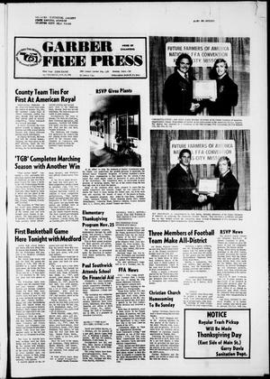 Garber Free Press (Garber, Okla.), Vol. 82, No. 7, Ed. 1 Thursday, November 19, 1981