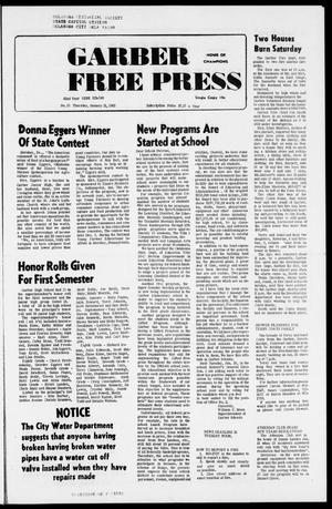 Garber Free Press (Garber, Okla.), Vol. 82, No. 15, Ed. 1 Thursday, January 21, 1982