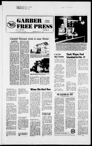 Garber Free Press (Garber, Okla.), Vol. 82, No. 18, Ed. 1 Thursday, February 11, 1982